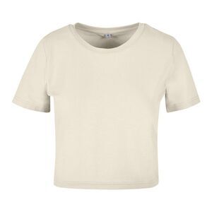 Build Your Brand Womens/Ladies Crop Top / White Sand